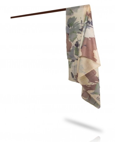 Палантин Женский SN40-FL.ABSTRAITE/BEIGE.DORE